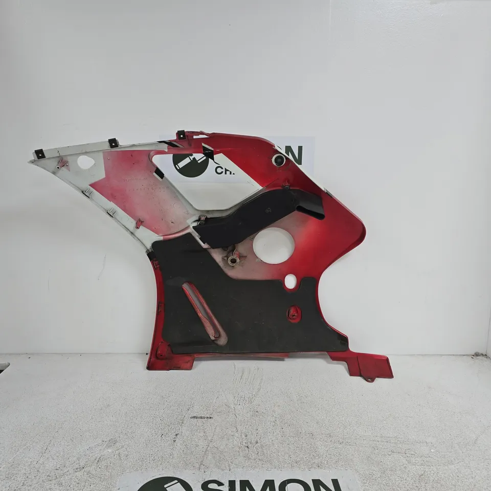 YAMAHA FZR FAIRING PANEL – RED/WHITE WITH EXUP BRANDING