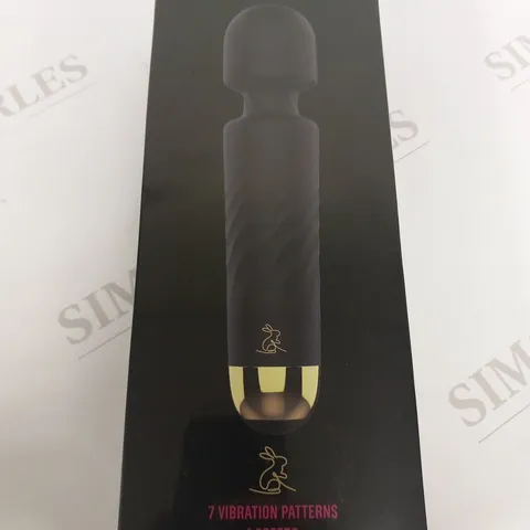 BRAND NEW BOXED AND SEALED ES STATE OF PLAY 7 VIBRATION PATTERNS 4 SPEEDS WATERPROOF WAND MASSAGER WITH FLEXIBLE NECK FOR HARD TO REACH AREAS