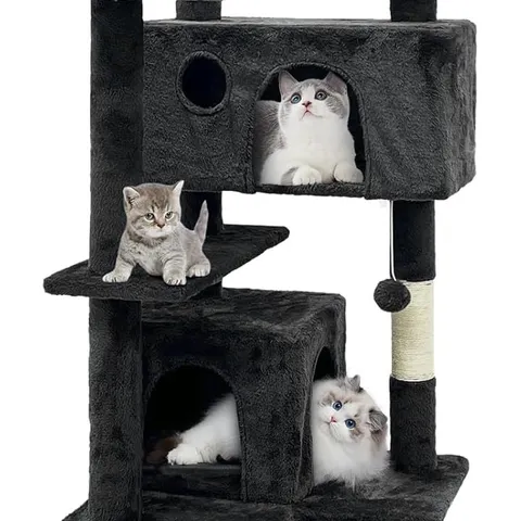 BOXED CAT PLAY/SCRATCHING TREE