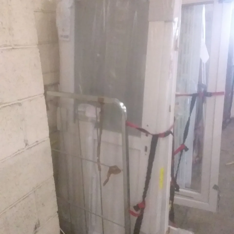 PVCU HALF GLAZED OBSCURE BACK DOOR RIGHT HAND OPENING 2055×920×70MM