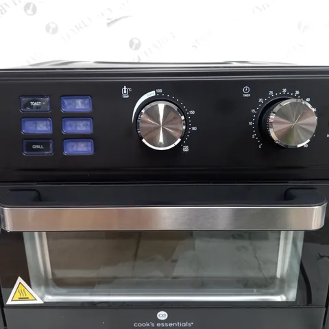 BOXED COOK'S ESSENTIAL 21-LITRE AIRFRYER OVEN IN BLACK