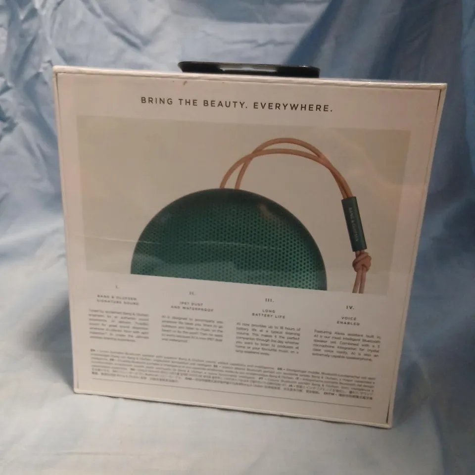 BANG & OLUFSEN BEOSOUND A1 2ND GENERATION PORTABLE BLUETOOTH SPEAKER – BOXED