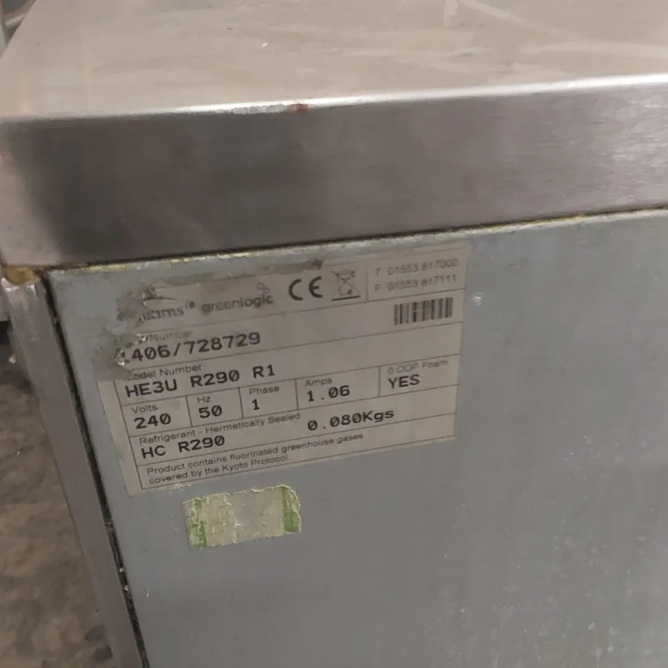 WILLIAMS EMERALD GASTRONORM COUNTER FRIDGE