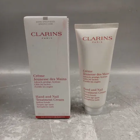 BOXED CLAIRINS HAND AND NAIL TREATMENT CREAM 100ML