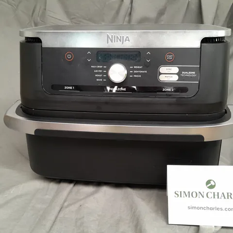 NINJA10.4L FOODI FLEXDRAWER DUAL AIR FRYER IN BLACK AF500UK