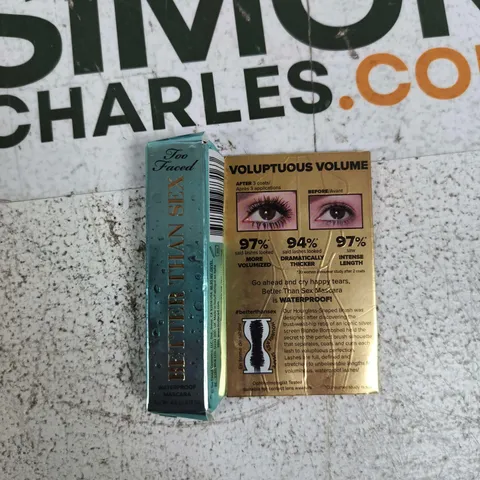 TOO FACED MASCARA – BETTER THAN SEX WATERPROOF MASCARA (MINI)