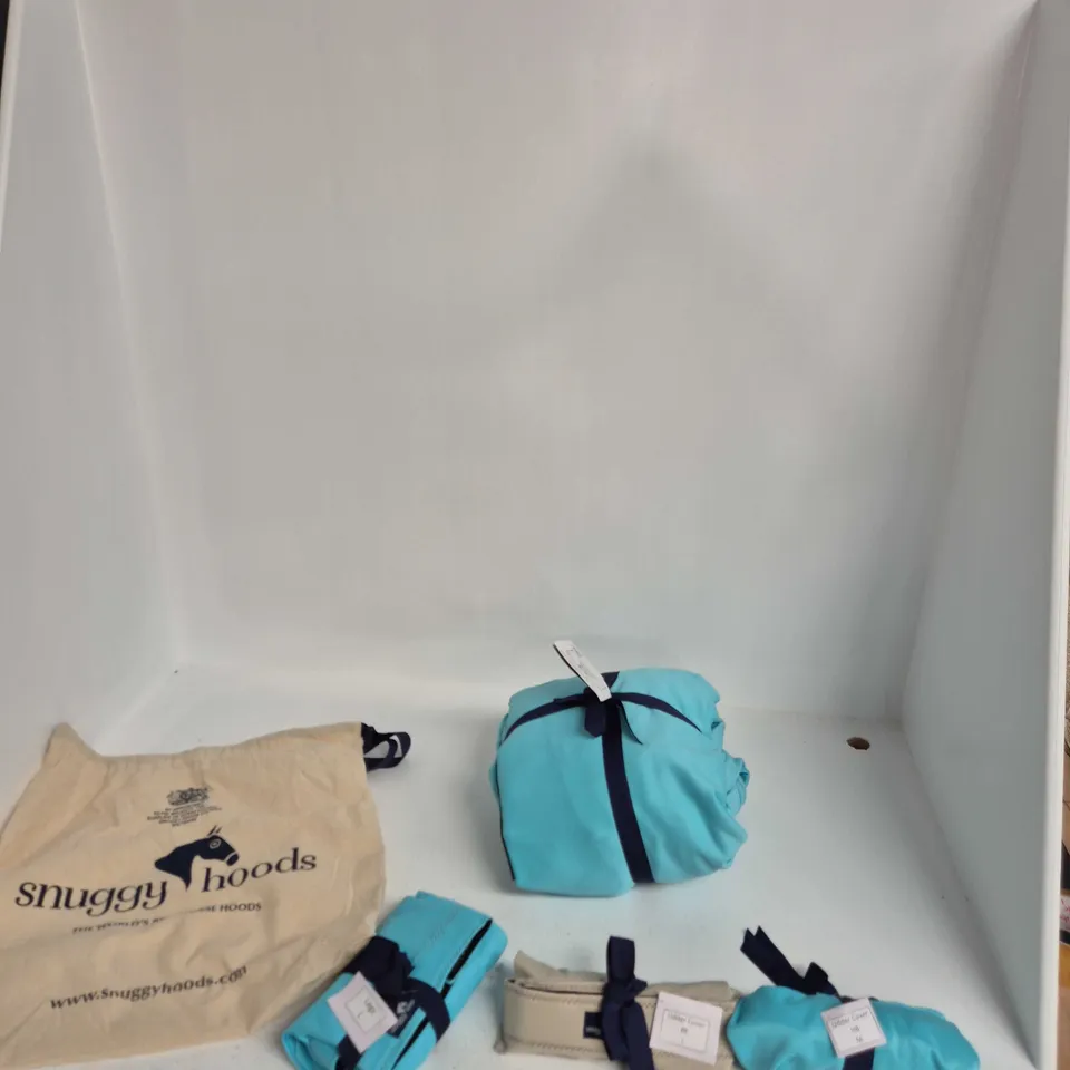 SNUGGY HOODS HORSE RUG SET (SIZES PICTURED) 