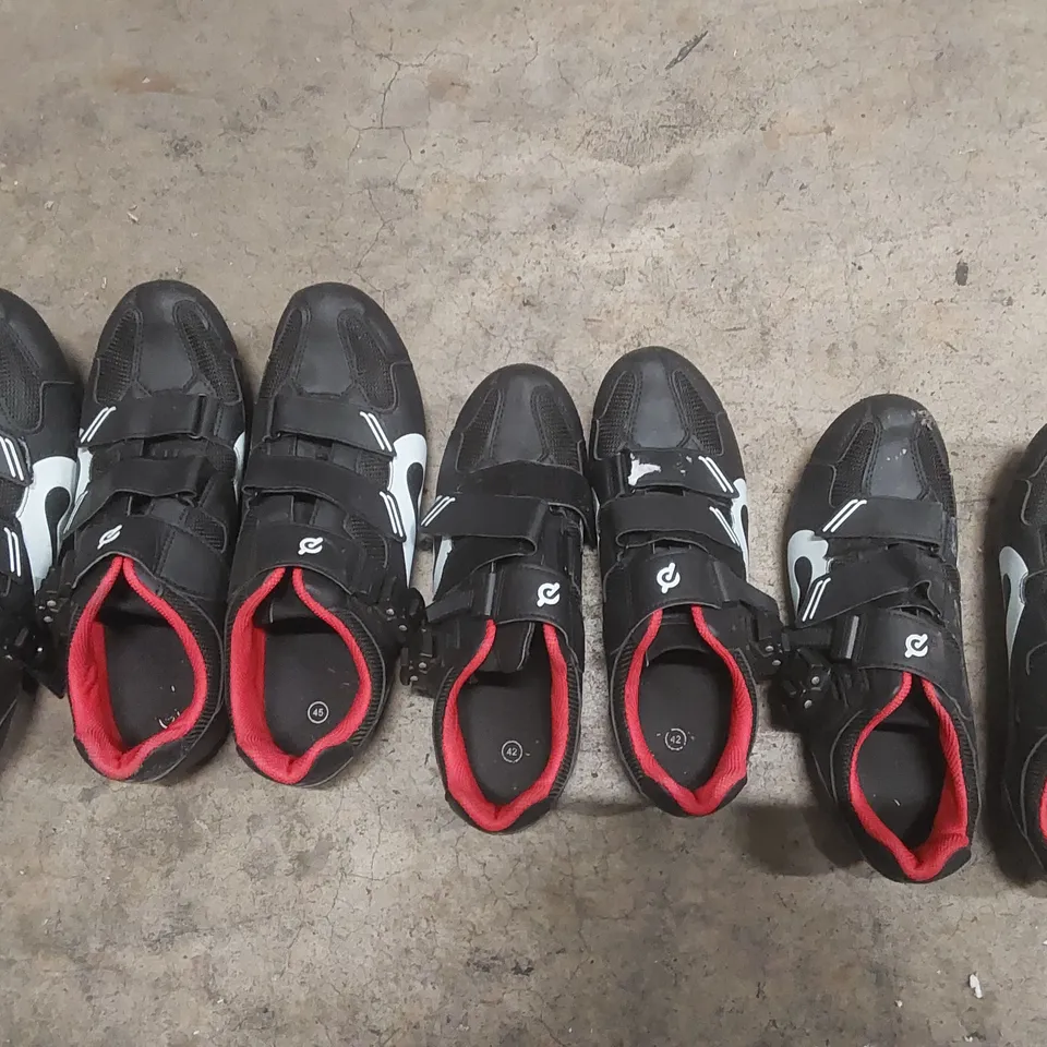 BOX CONTAINING 6x PAIRS OF PELOTON CYCLING SHOES