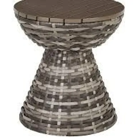 ARUBA RATTAN SIDE TABLE - COLLECTION ONLY 
