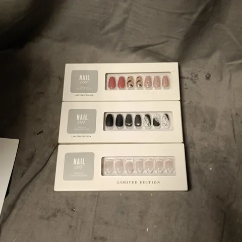 APPROXIMATELY 10 ASSORTED NAIL SETS BY MEAMORA LIMITED EDITION
