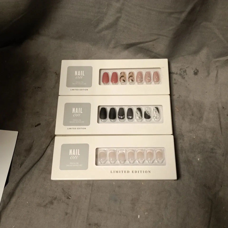 APPROXIMATELY 10 ASSORTED NAIL SETS BY MEAMORA LIMITED EDITION