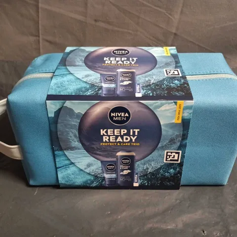 NIVEA MEN KEEP IT READY PROTECT & CARE TRIO GIFT SET
