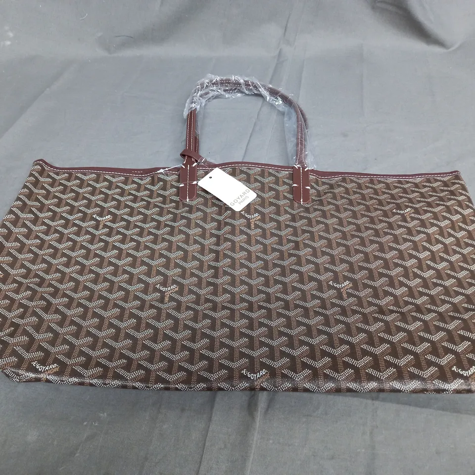 GOYARD PARIS HAND BAG IN BROWN 