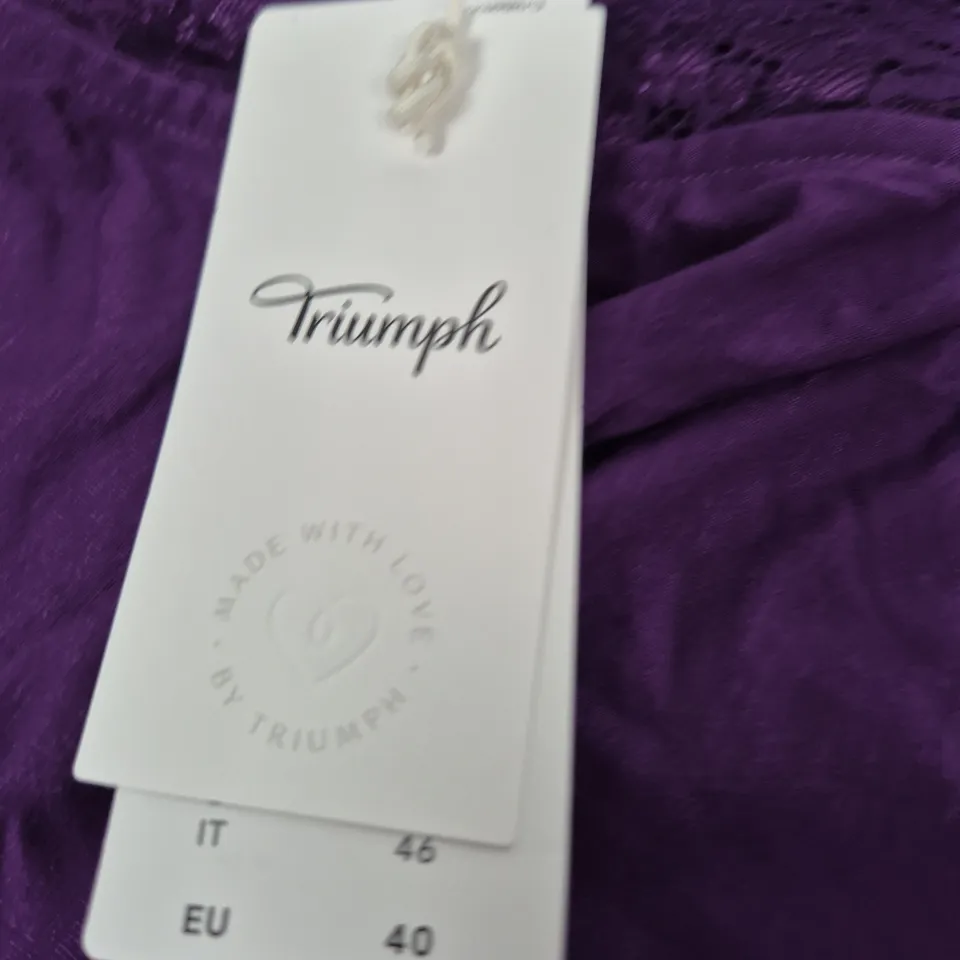 TRIUMPH TIMELESS SENSUALITY NIGHTDRESS – PURPLE, UK 12 (EU 40)