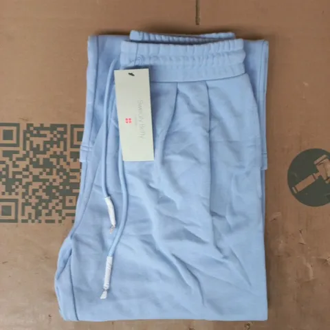 SWEATY BETTY REVIVE TRACK PANTS IN BLUE SIZE SMALL