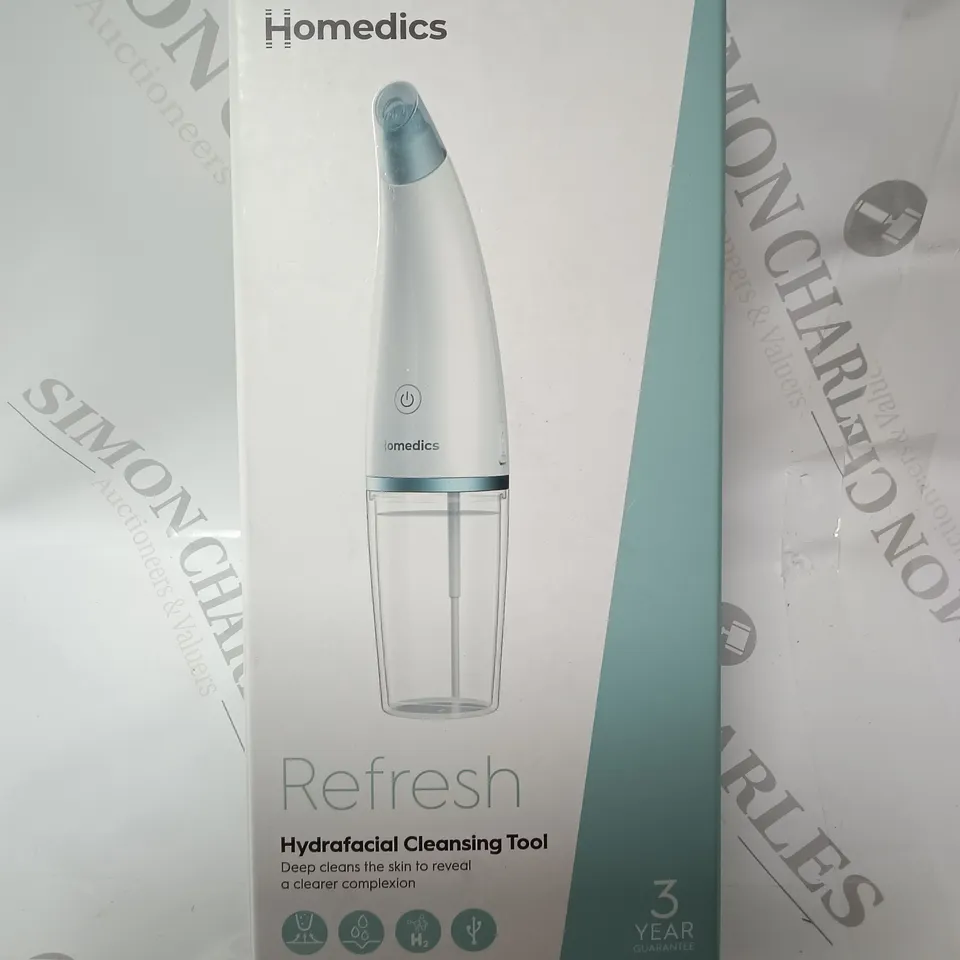 BOXED HOMEDICS HYDRAFACIAL CLEANSING TOOL