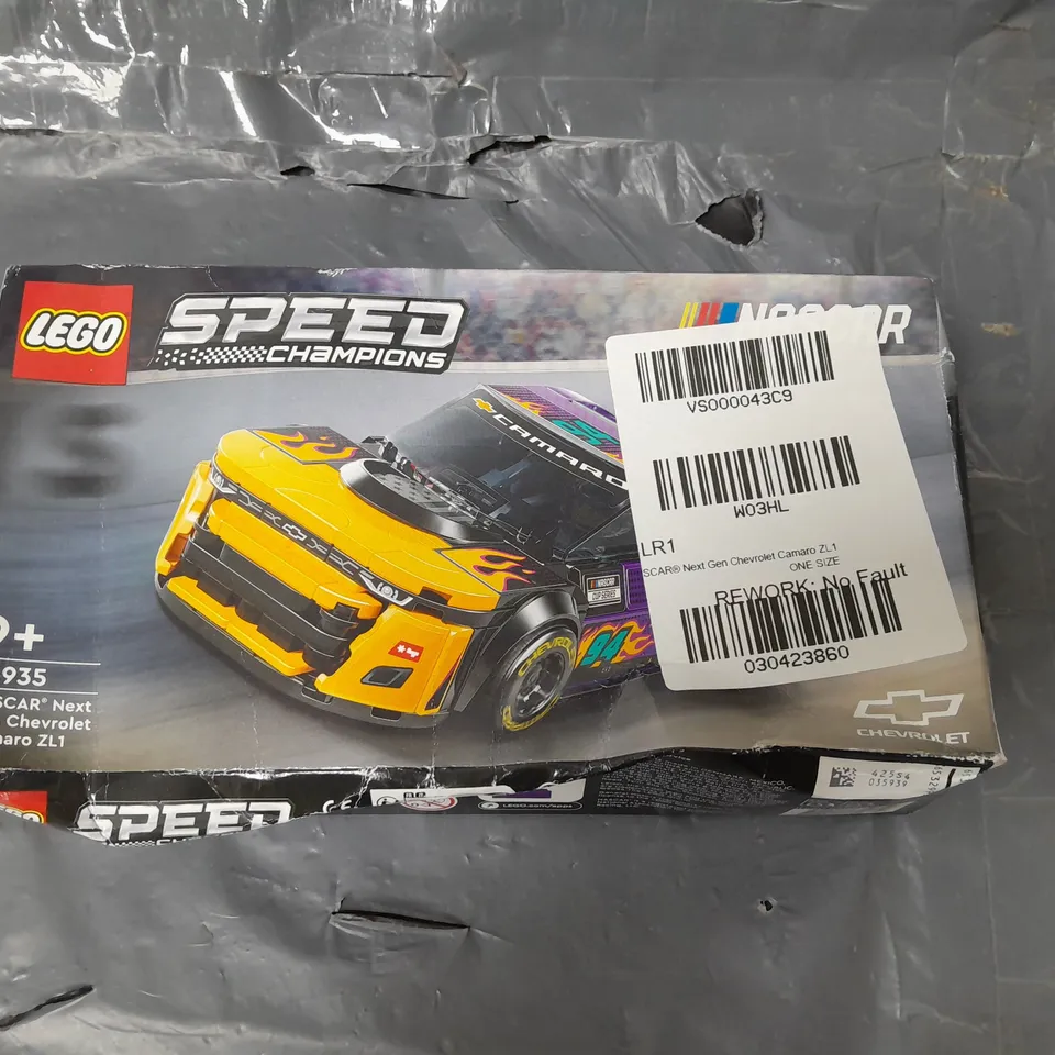 LEGO SPEED CHAMPIONS NASCAR NEXT GEN CHEVROLET CAMARO ZL1 76935 9+