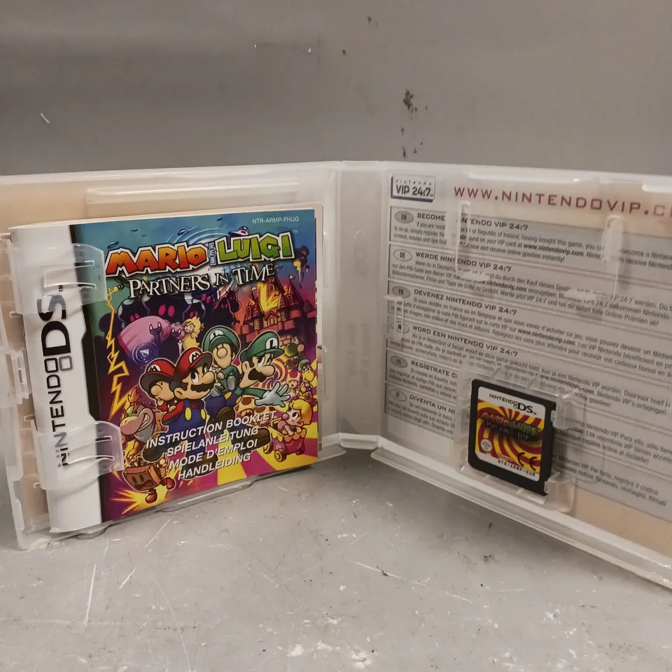 MARIO & LUIGI PARTNERS IN TIME FOR NINTENDO DS 