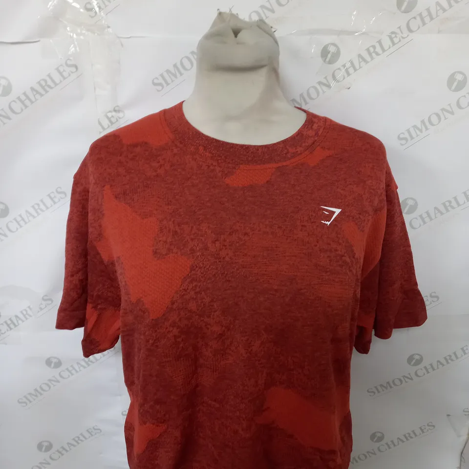 GYMSHARK WORKOUT T-SHIRT SIZE S