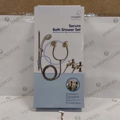 BOXED CROYDEX SECURA BATH SHOWER SET (1 BOX)