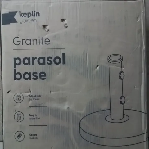 BOXED KEPLIN GRANITE PARASOL BASE 20KG