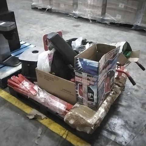 PALLET OF ASSORTED TOOLS/EQUIPMENT PARTS