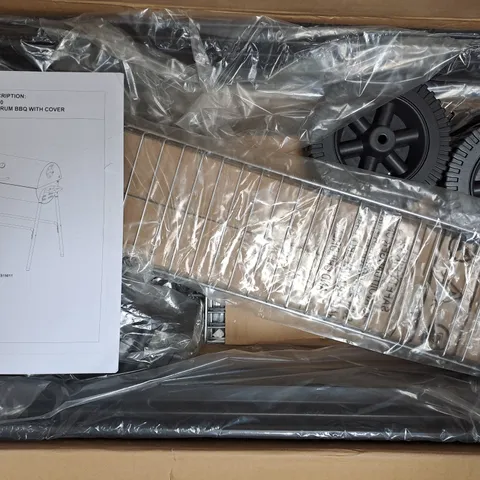OIL DRUM BBQ WITH COVER