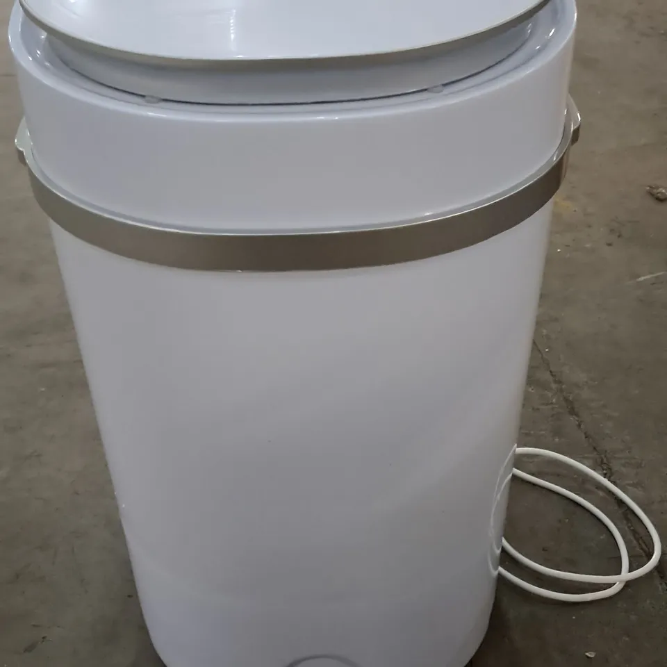 BOXED PORTABLE MINI WASHING MACHINE AND SPIN DRYER SYSTEM 