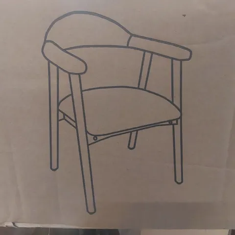 BOXED SET OF 2 DINING CHAIRS 