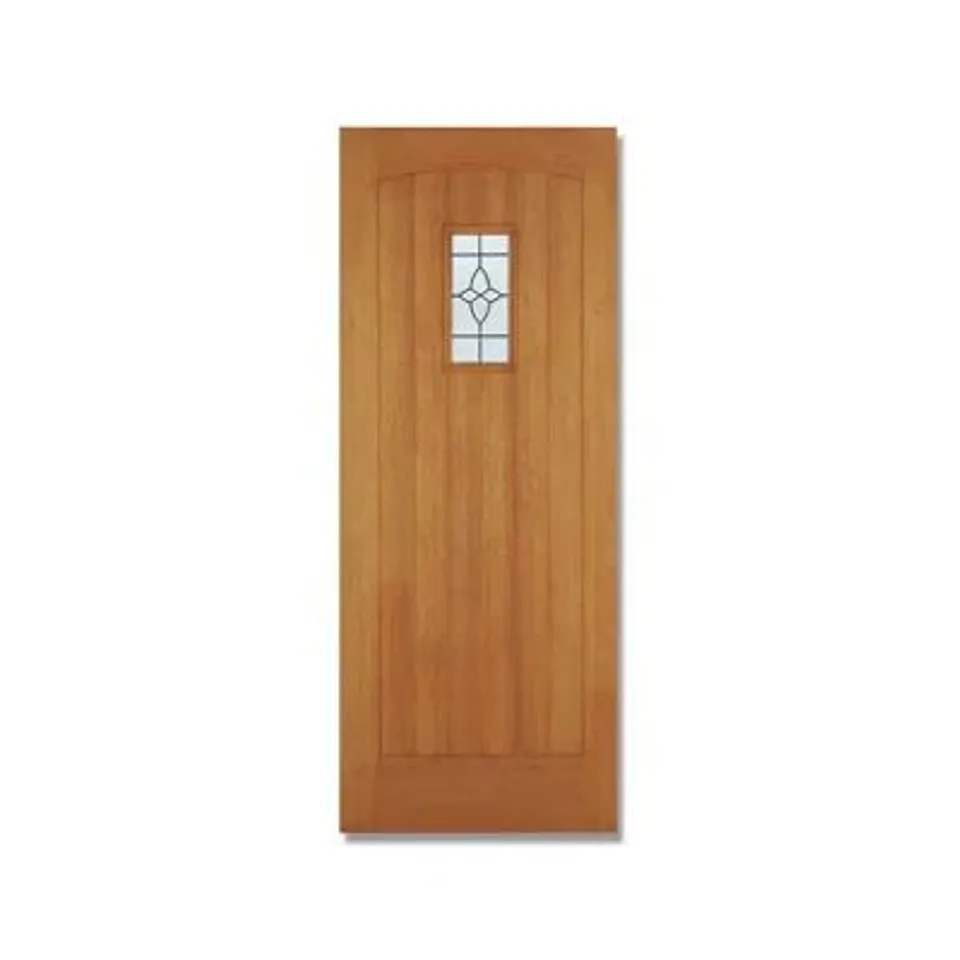 BOXED COTTAGE GLAZED HARDWOOD EXTERNAL DOOR (1 BOX)