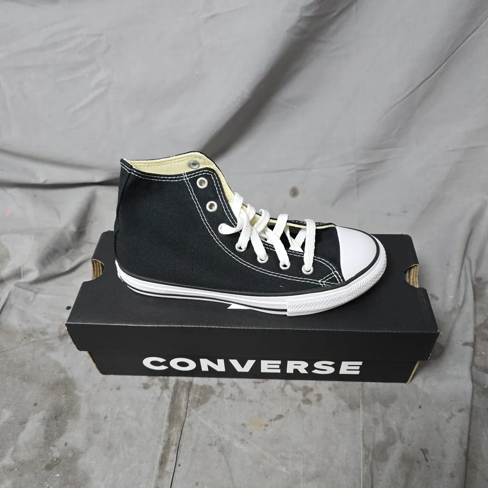 CONVERSE CHUCK TAYLOR ALL STAR HIGH-TOP SNEAKERS – BLACK SIZE 1.5