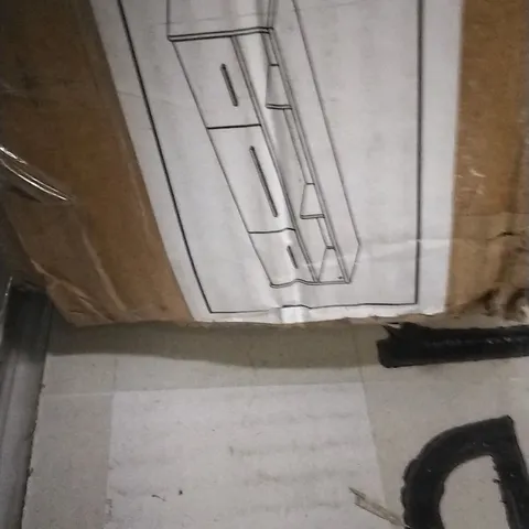 BOXED HARLEY TV LOWBOARD TV MEDIA STORAGE CABINET