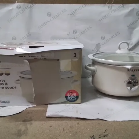 BOXED SALTER 3.5L SLOW COOKER
