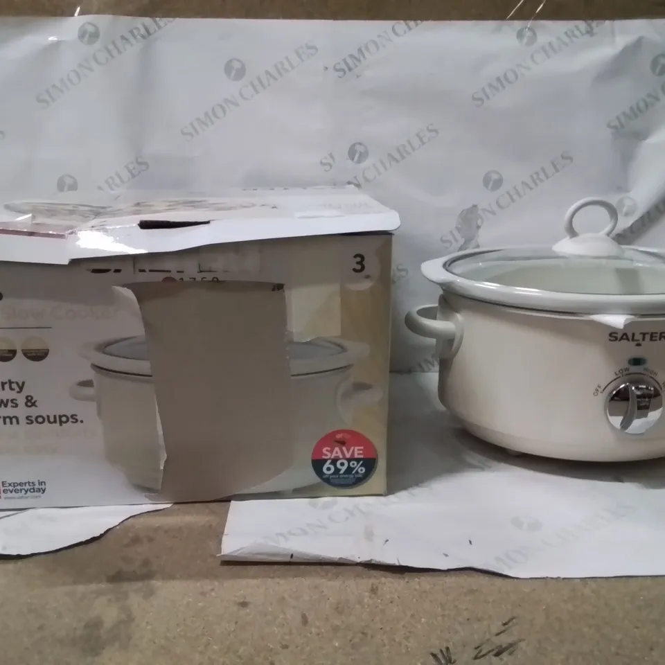 BOXED SALTER 3.5L SLOW COOKER