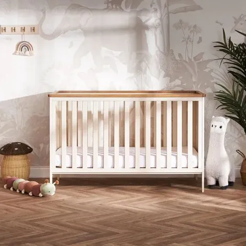 BOXED OBABY EVIE COT BED - CASHMERE (1 BOX)