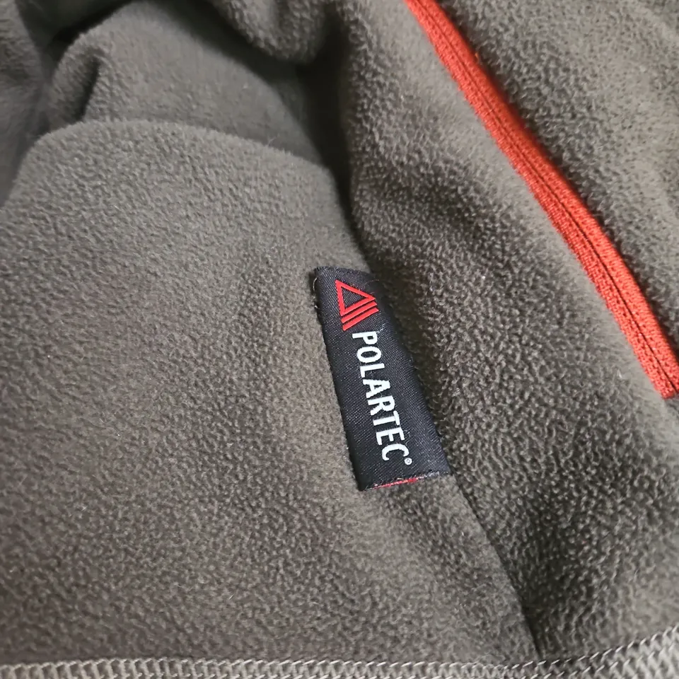 RAB POLARTEC FLEECE JACKET – OLIVE/GREY, UK M