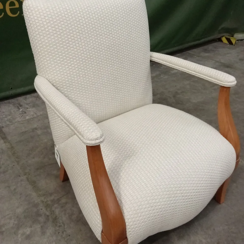 QUALITY HIGH-END DESIGNER FABRIC ACCENT CHAIR