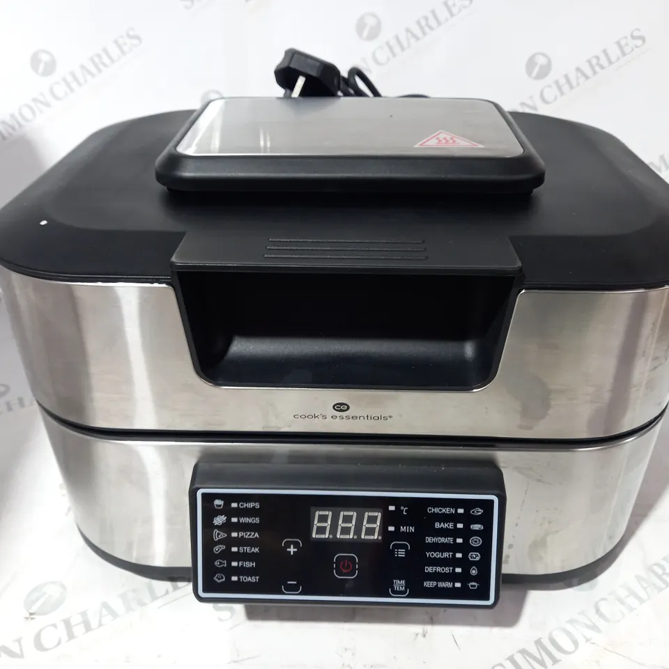 BOXED COOK'S ESSENTIALS GRILL & AIRFRYER 5.5L