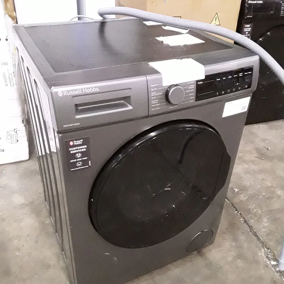 RUSSELL HOBBS RH914W116AN 16 SERIES 9KG LOAD, 1400RPM SPIN WASHING MACHINE - ANTHRACITE