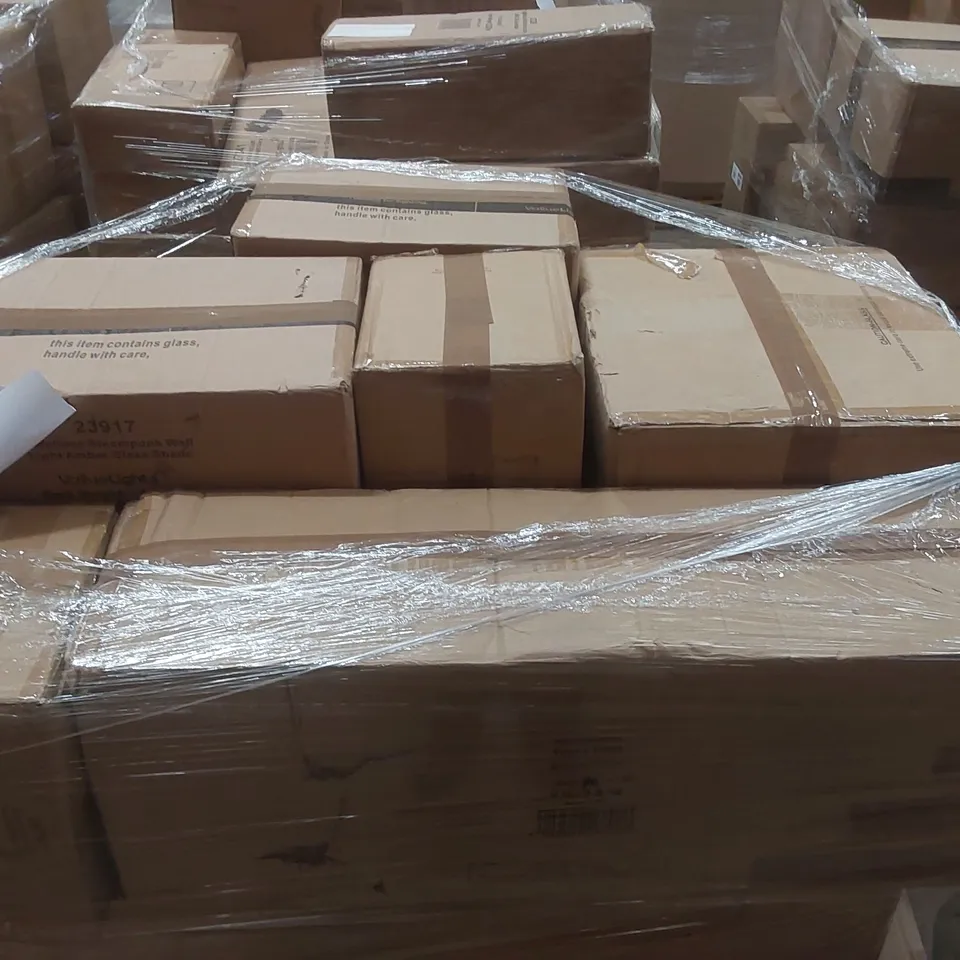 PALLET CONTAINING A VERY LARGE QUANTITY OF ASSORTED LIGHTING ITEMS