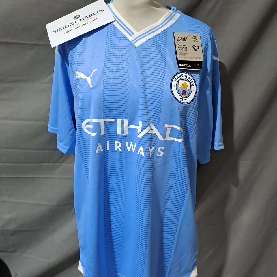 MANCHESTER CITY HOME JERSEY - LARGE