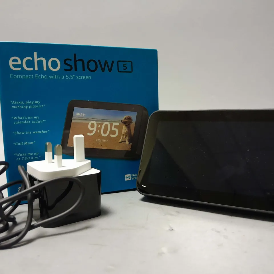 BOXED AMAZON ECHO SHOW 5