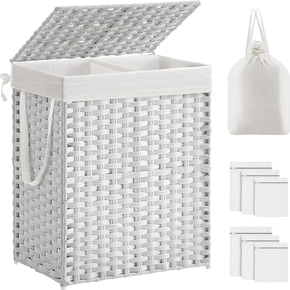 BOXED SONGMICS LAUNDRY BASKET WITH LID