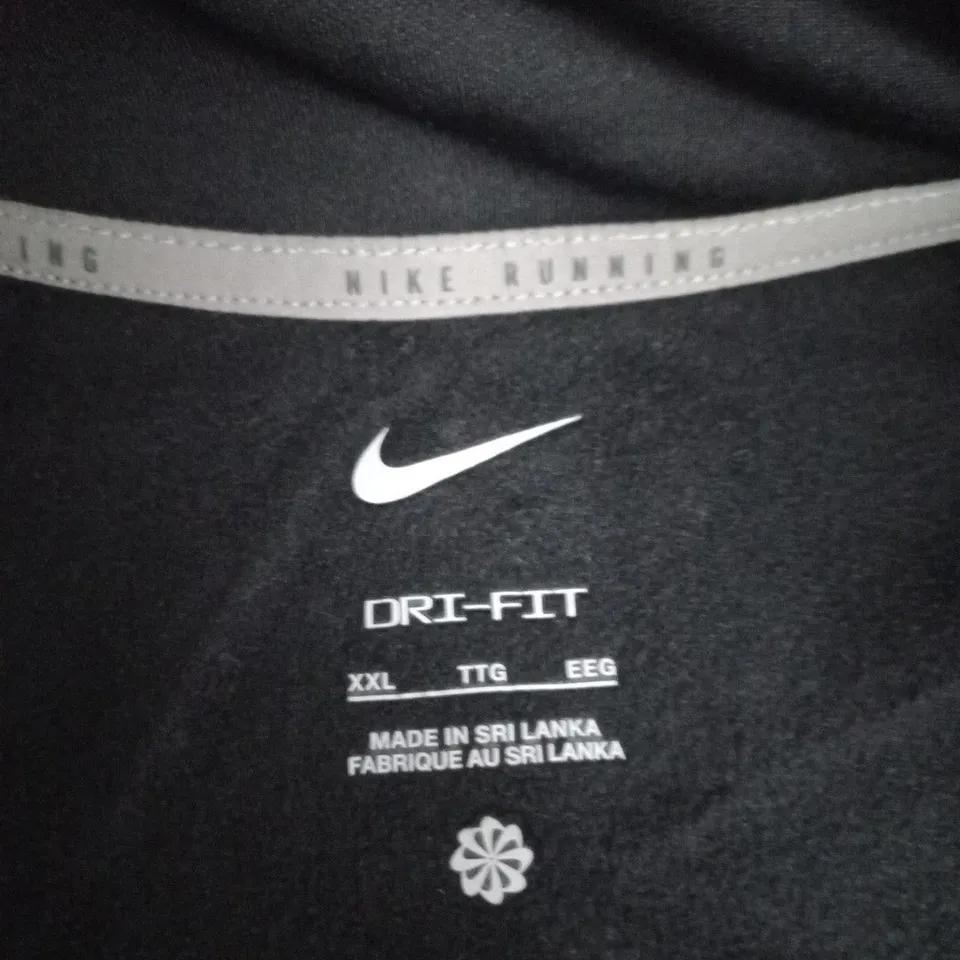 NIKE RUNNING DRI-FIT JACKET – BLACK, XXL (UK) NIKE LOGO