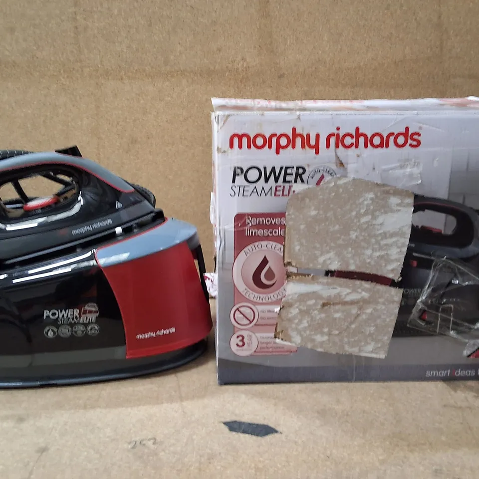 MORPHY RICHARDS POWER STEAM ELITE STEAM IRON – 332013 (BOXED)