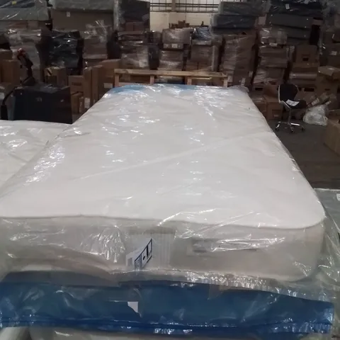 QUALITY BAGGED 3FT SINGLE AIRSPRUNG MEMORY FOAM BUNK MATTRESS