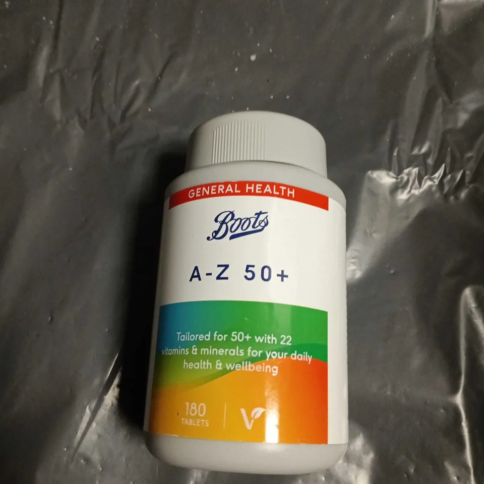 BOOTS A-Z 50+ VITAMINS & MINERALS SUPPLEMENT – 180 TABLETS