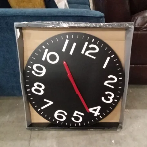 BOXED 58CM WALL CLOCK 