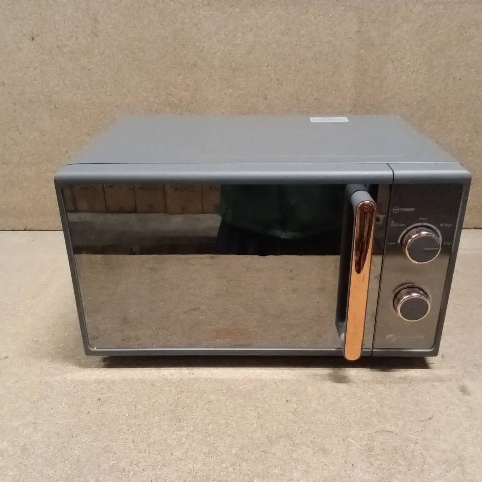 BOXED TOWER CAVALETTO T24038RGG 20 LITRE 26cm HIGH, FREESTANDING SMALL STANDARD MICROWAVE OVEN - GREY