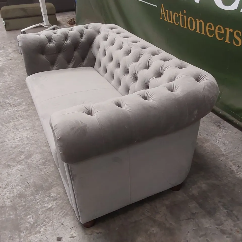 CHESTER FABRIC 2 SEATER SOFA - GREY  RRP £699